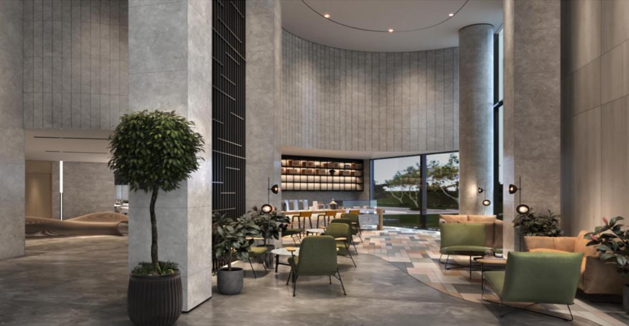 فندق Radisson Blu Mumbai International Airport المظهر الخارجي الصورة The lobby of the hotel